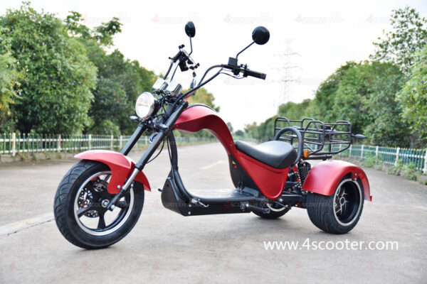 4000W Electric 3 Wheels Electric Chopper Citycoco Scooter On Dual Motor Driving And Patent Protected Swing (4)