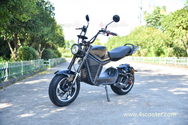 5000W Electric Motorcycle With Unique Rear Shock Suspensions (5)